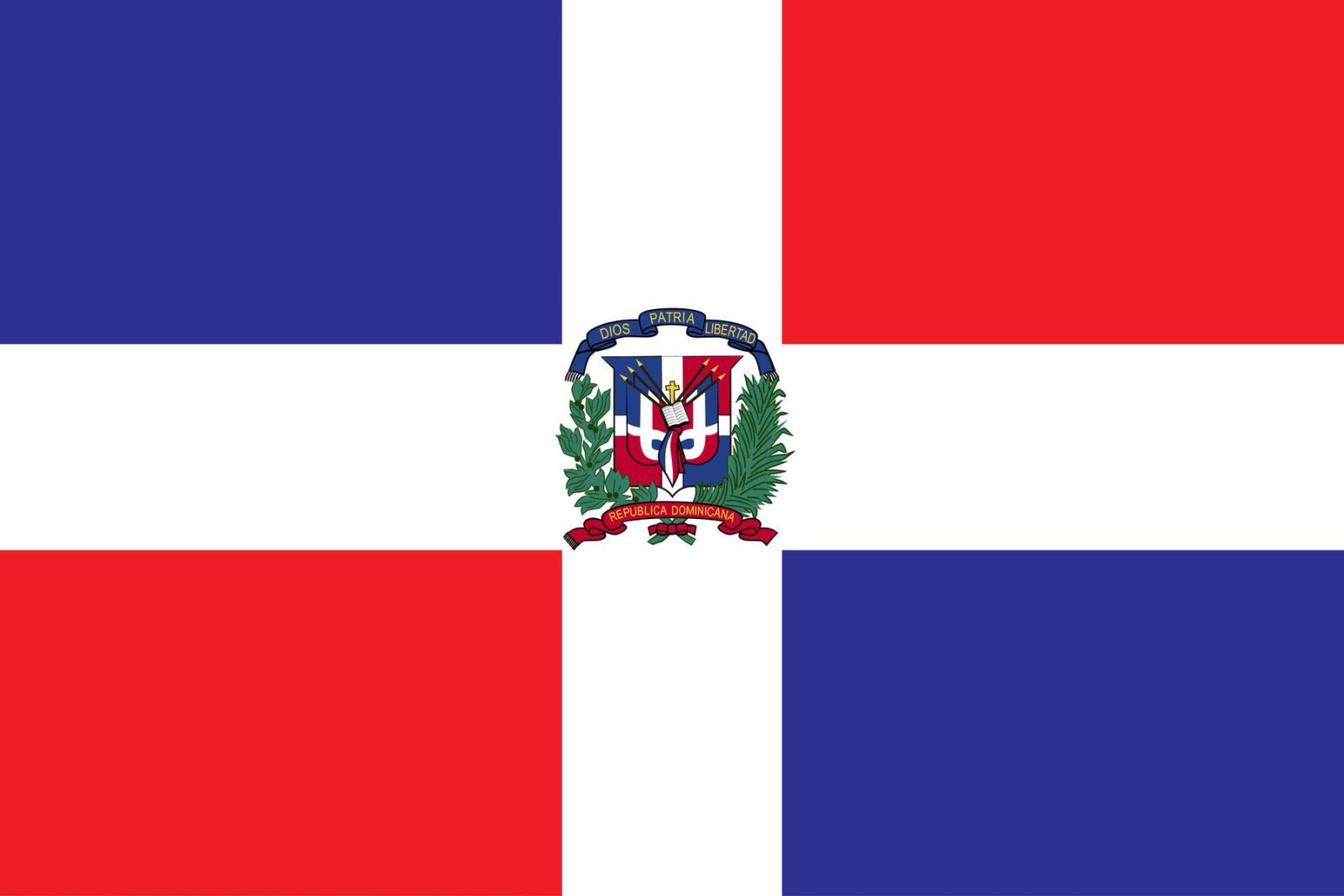 different spanish accents dominican republic flag