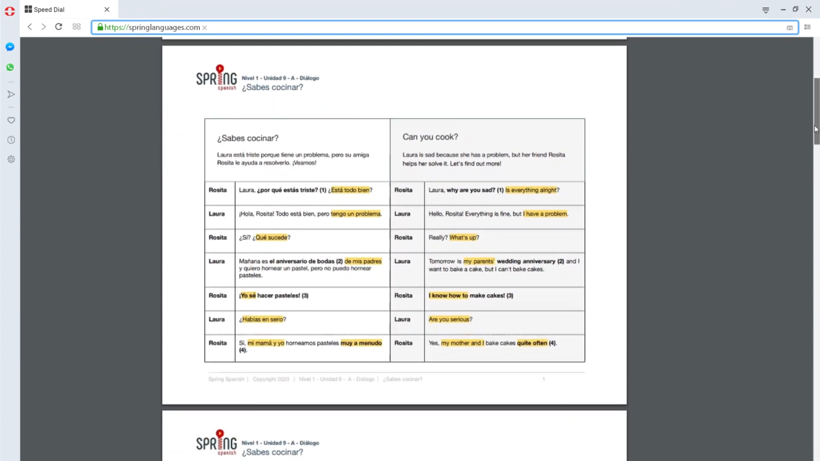 mistakes Spanish learners make website