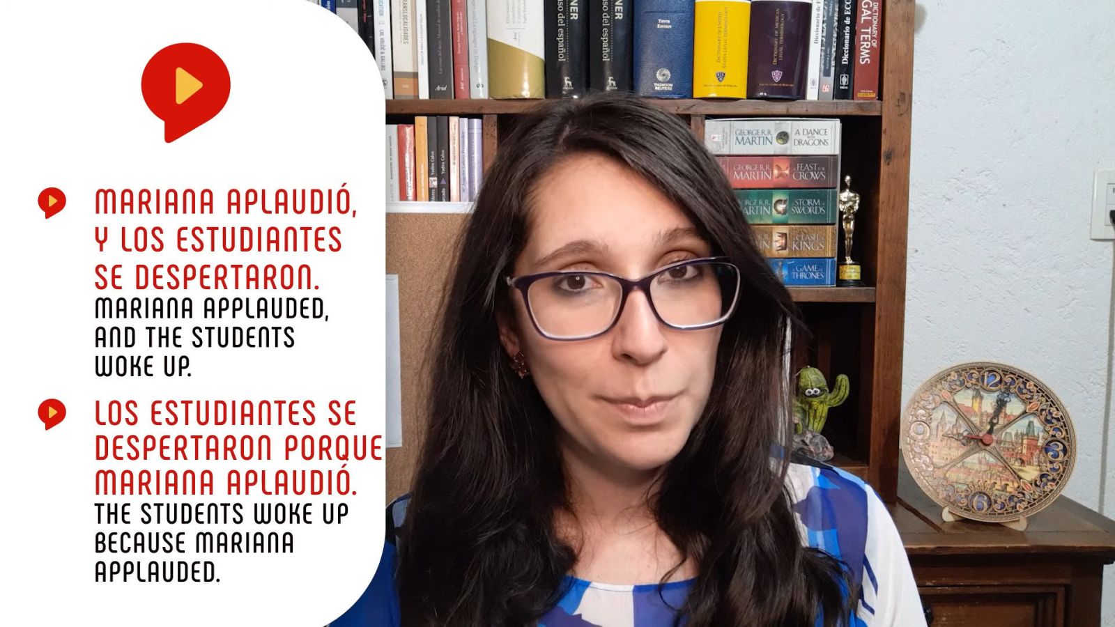 gerundio spanish explained by female teacher