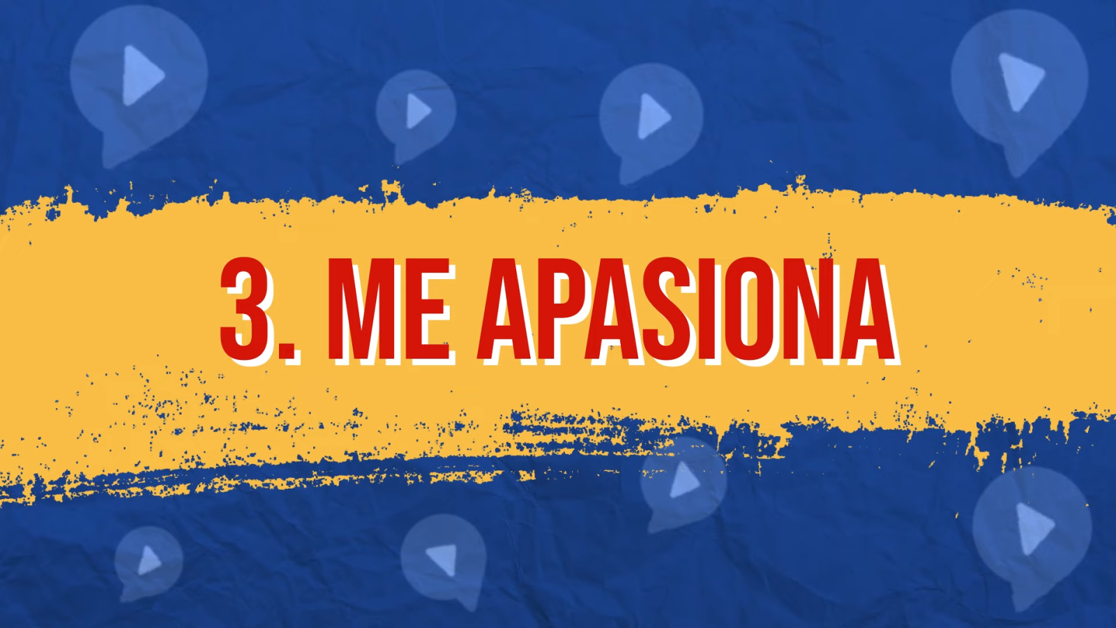 i like in spanish - me apasiona