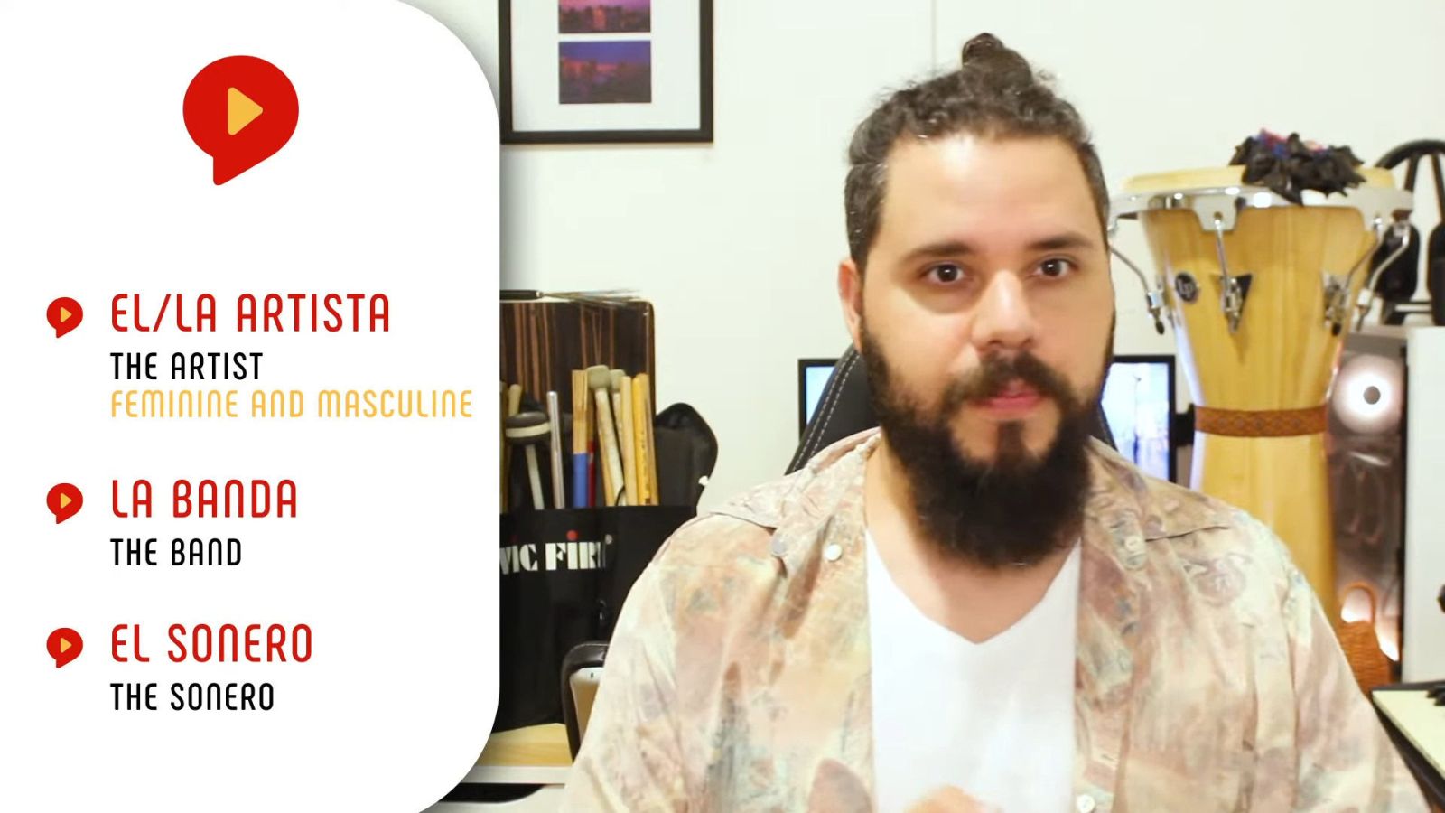 talk about music in spanish with basic spanish vocabulary
