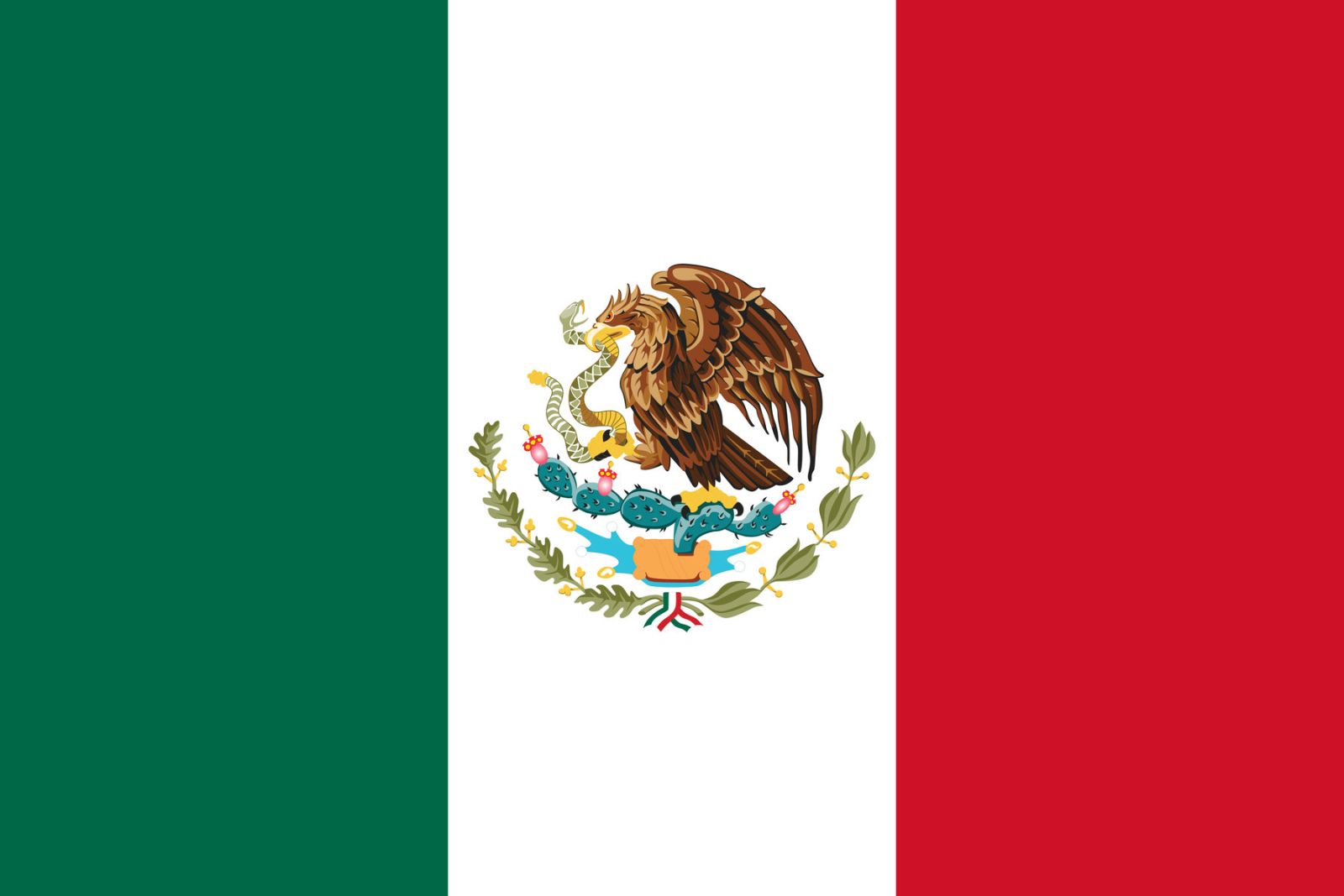 different spanish accents mexico flag
