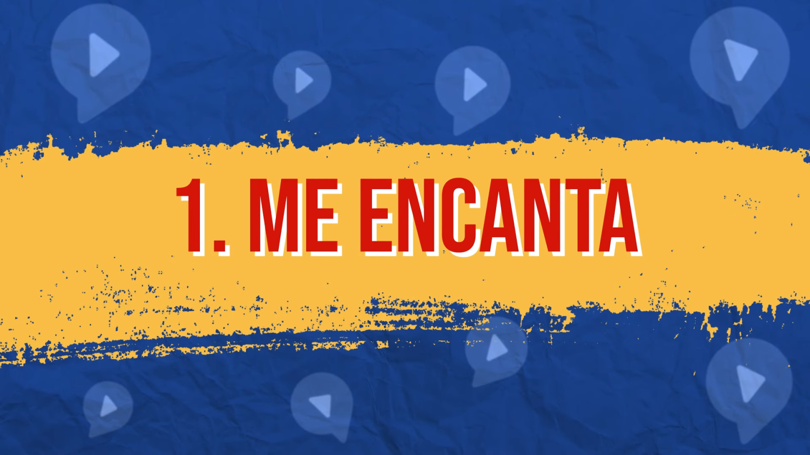 i like in spanish - me encanta