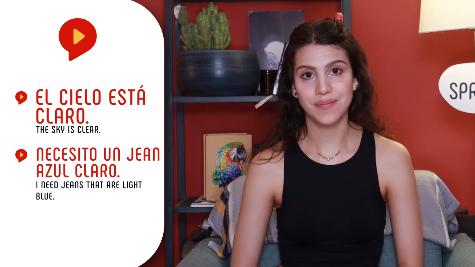of course in spanish alternatives with female teacher