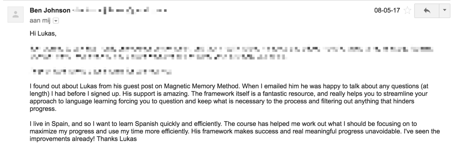 Success Story - Ben