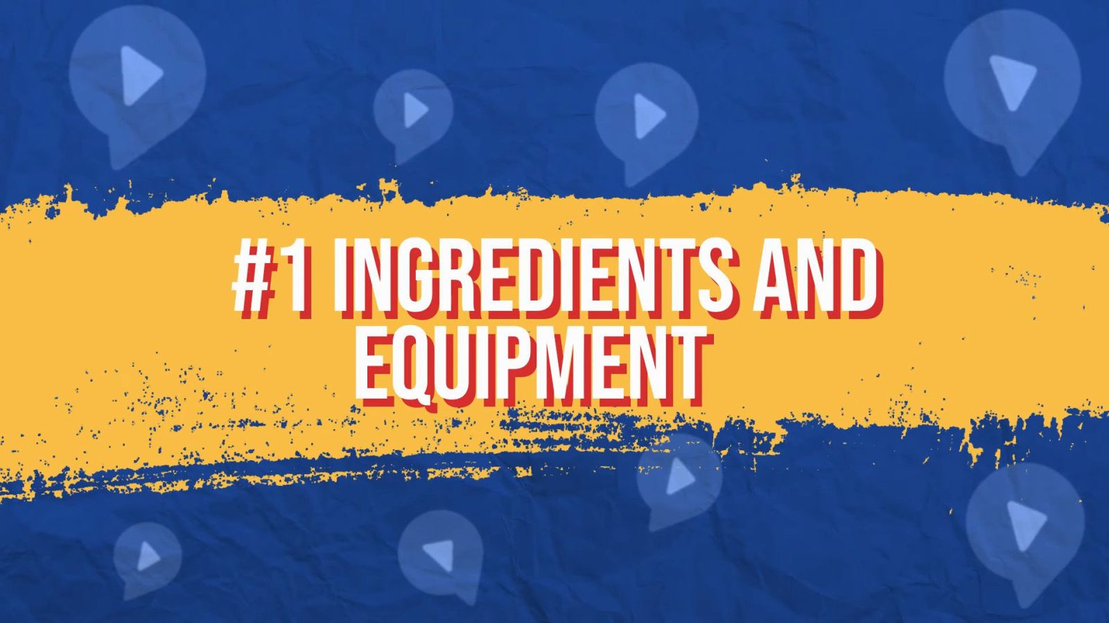 cooking spanish vocabulary ingredients and equipment text on blue and orange background
