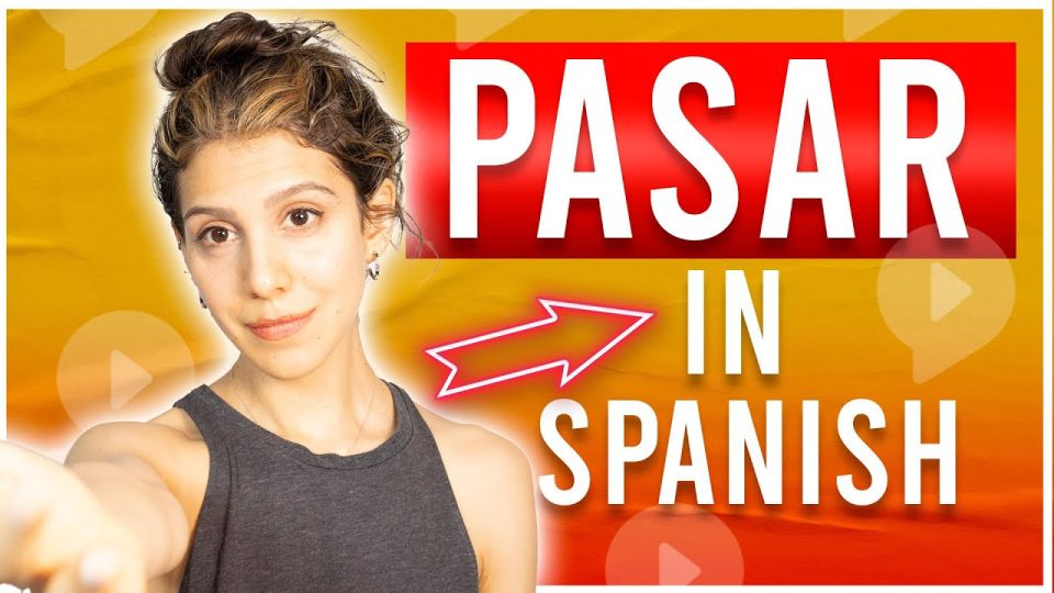 Play video: Trouble with pasar conjugation? Learn this useful Spanish verb (to pass) with chunks!