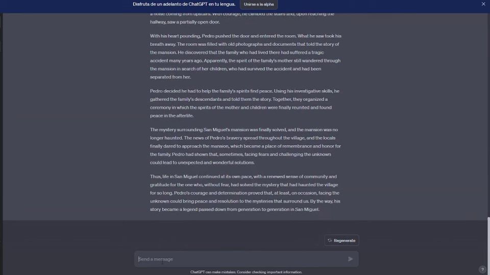 spanish learning with ai story
