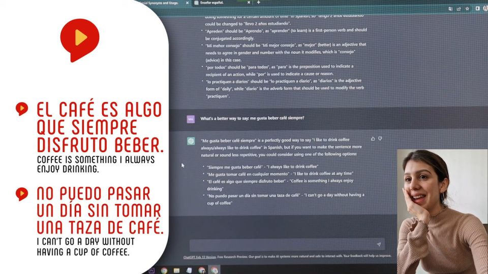 learn spanish with chatgpt examples