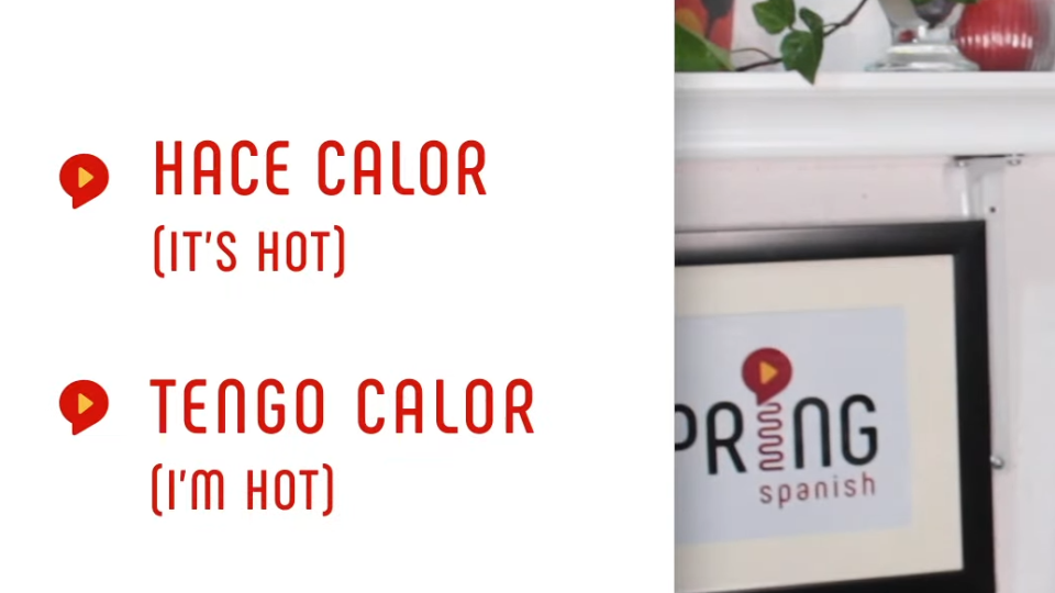 hot in spanish text