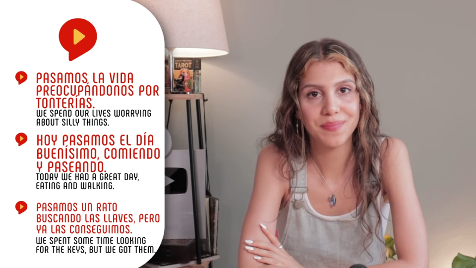 pasar conjugation with nosotros